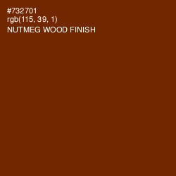 #732701 - Nutmeg Wood Finish Color Image